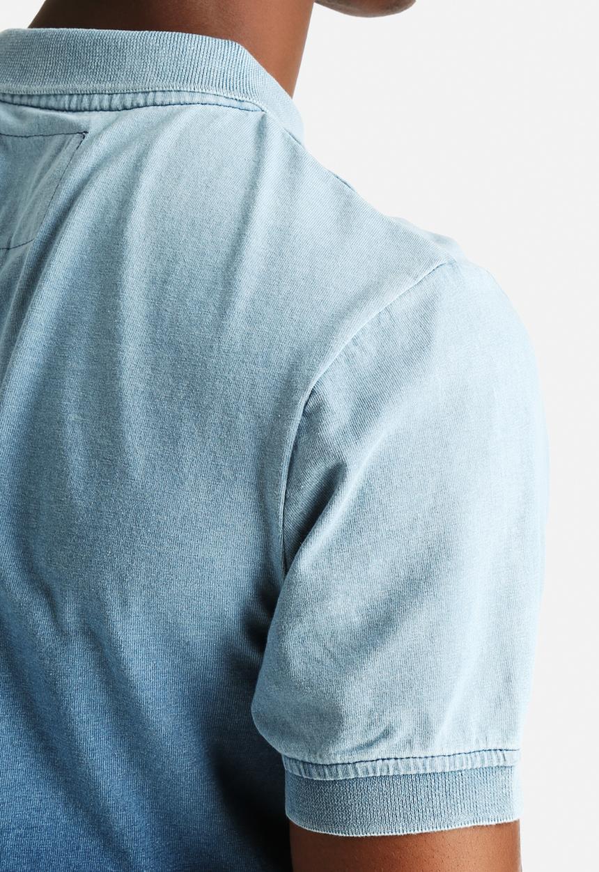 Native Youth - Dip Dye Indigo Polo
