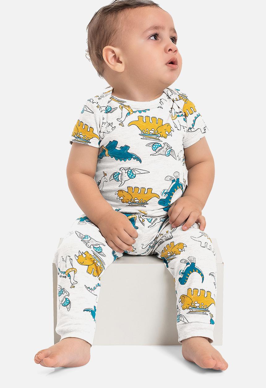 Quimby - Soft jersey cotton pants - off white