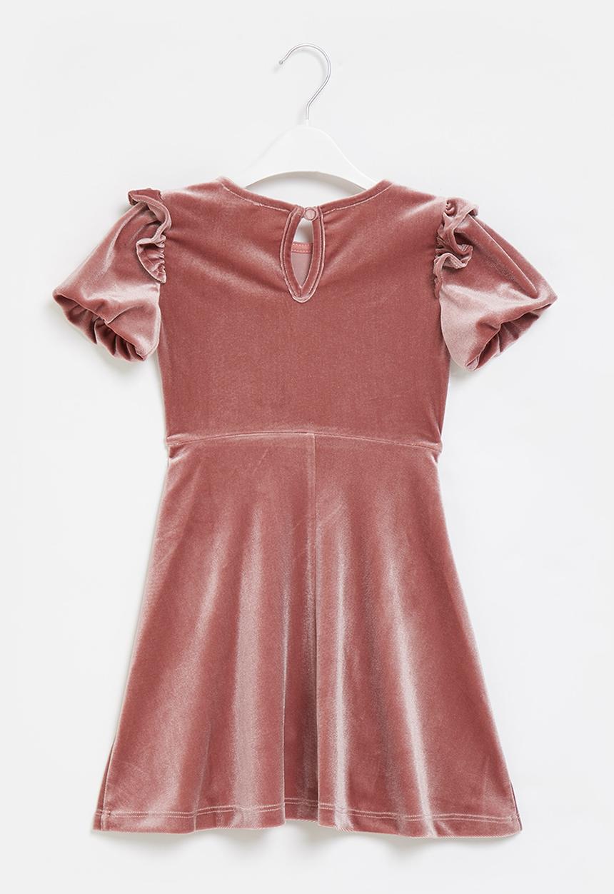 Superbalist Kids - Velour dress - pink