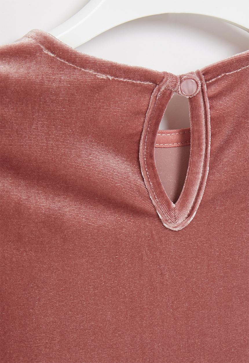 Superbalist Kids - Velour dress - pink