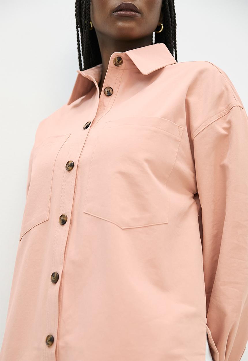 Superbalist - Twill overshirt - pink