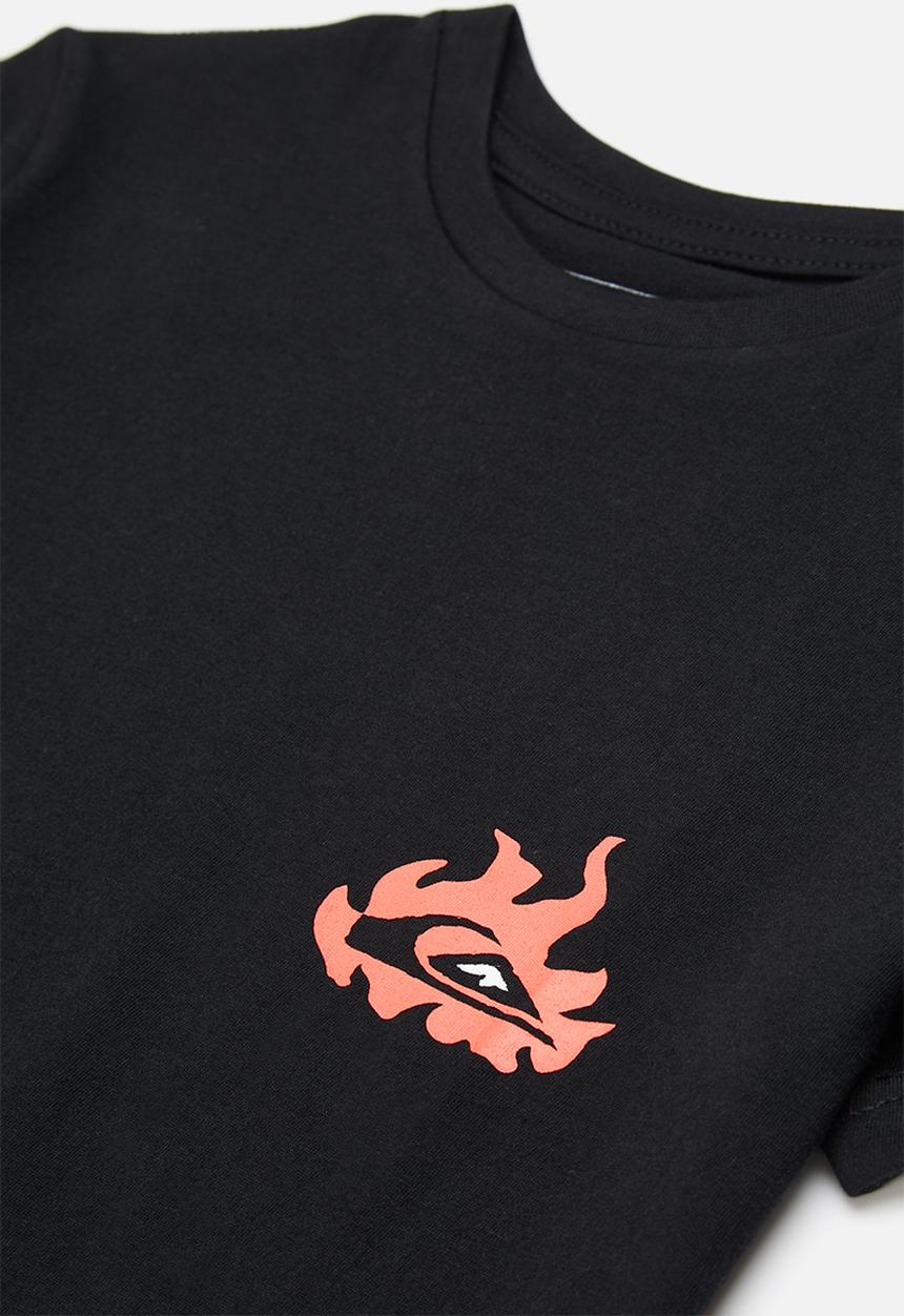 Quiksilver - Hells yeah short sleeve youth - black