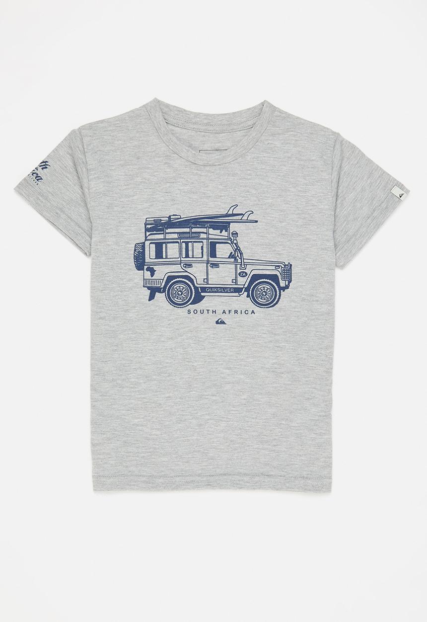 Quiksilver - South africa missions short sleeve tee boy - grey heather