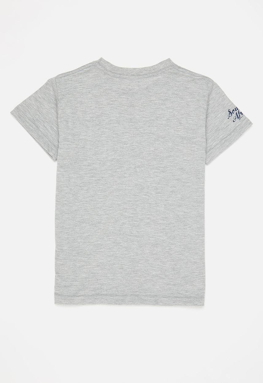 Quiksilver - South africa missions short sleeve tee boy - grey heather