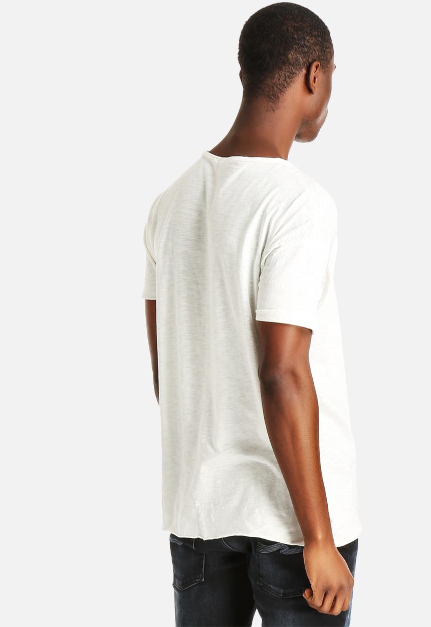 NUDIE - Raw Hem T-shirt Slub