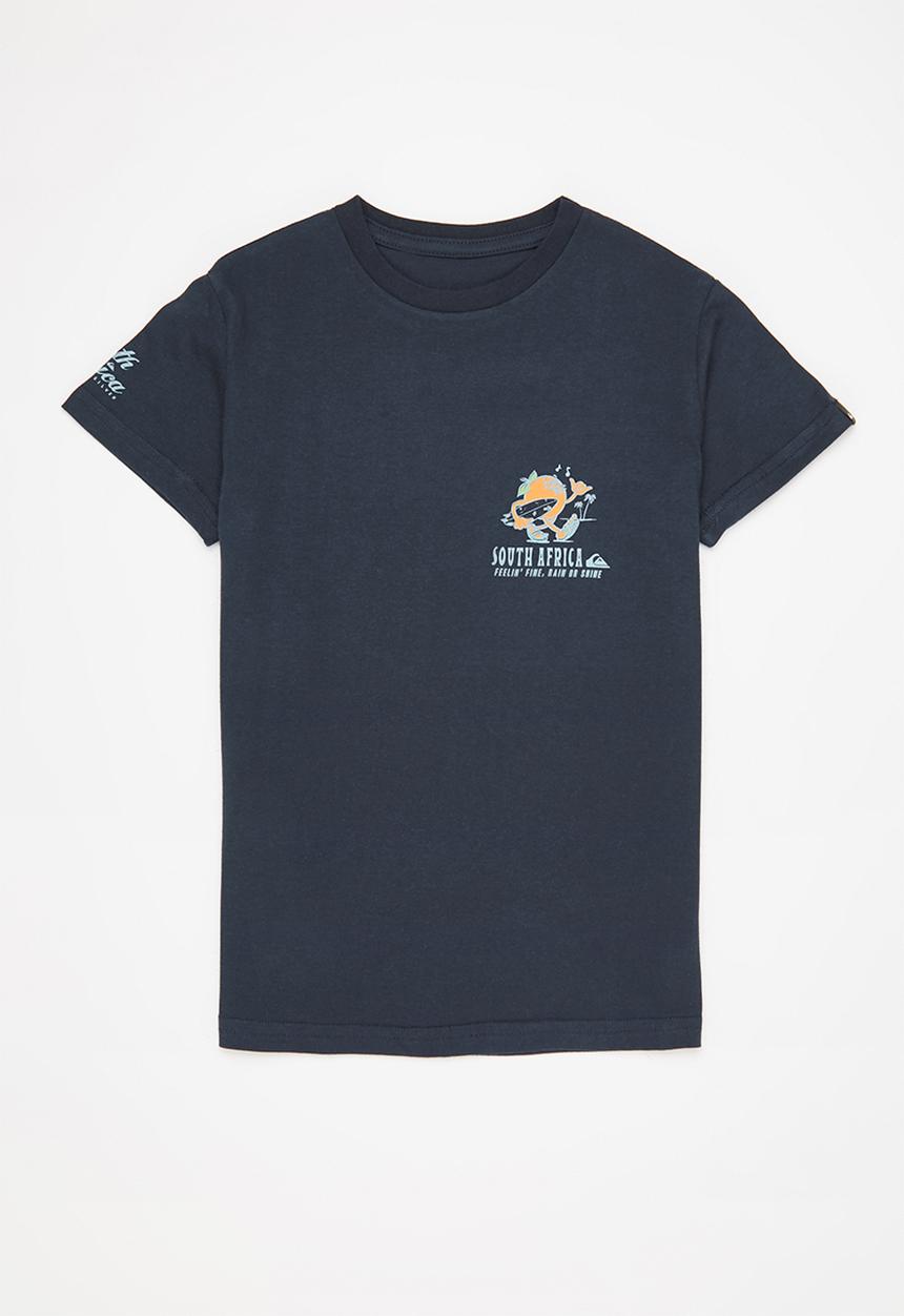 Quiksilver - Africa funshine short sleeve tee youth - navy blazer