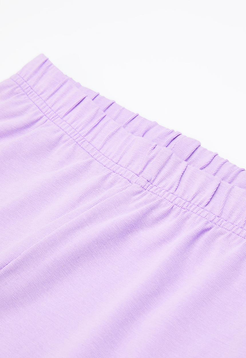 Rebel Republic - Girls 2 pack legging - purple & navy 