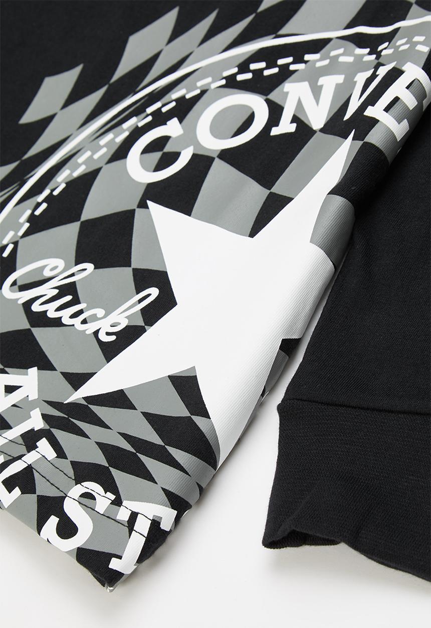 Converse - Converse warped logos - black