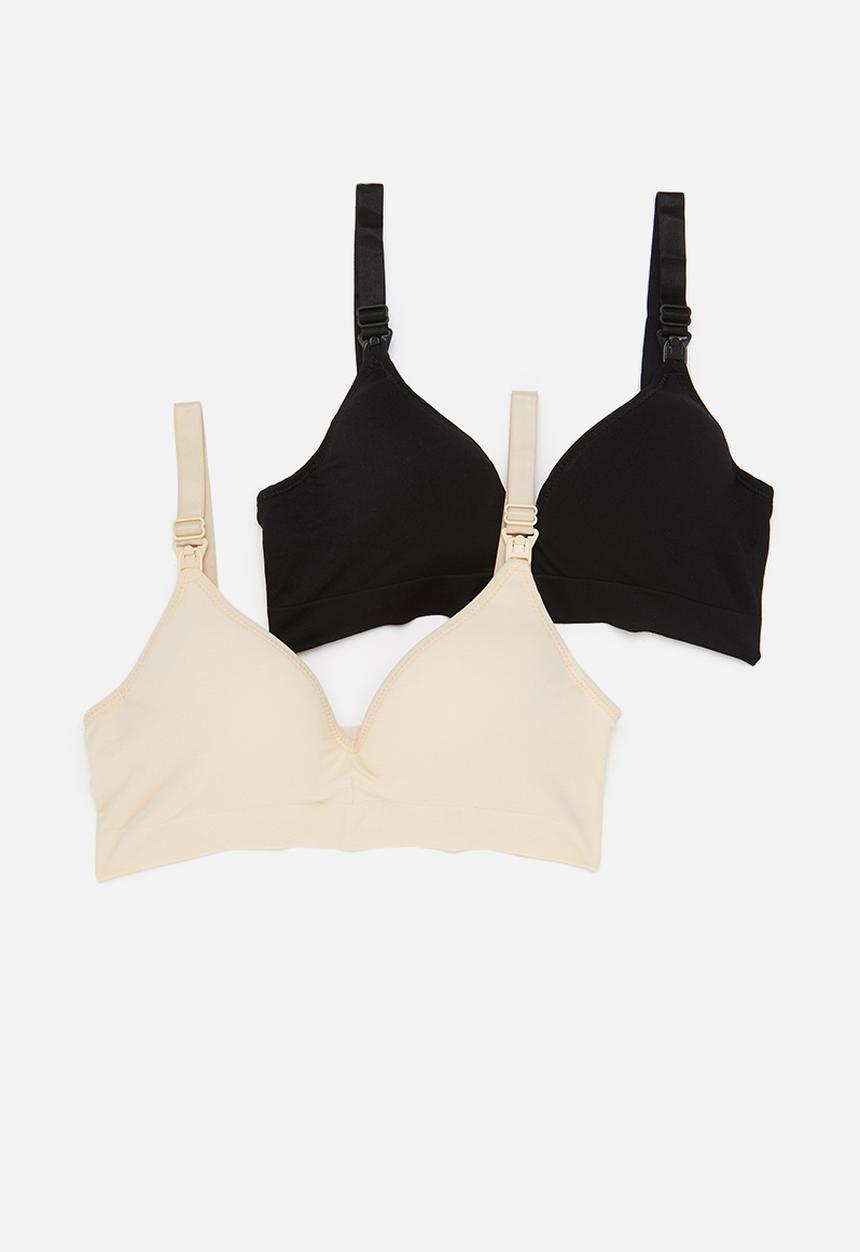 Maternity Mommy - Maternity Pamela fully padded bra - black & stone