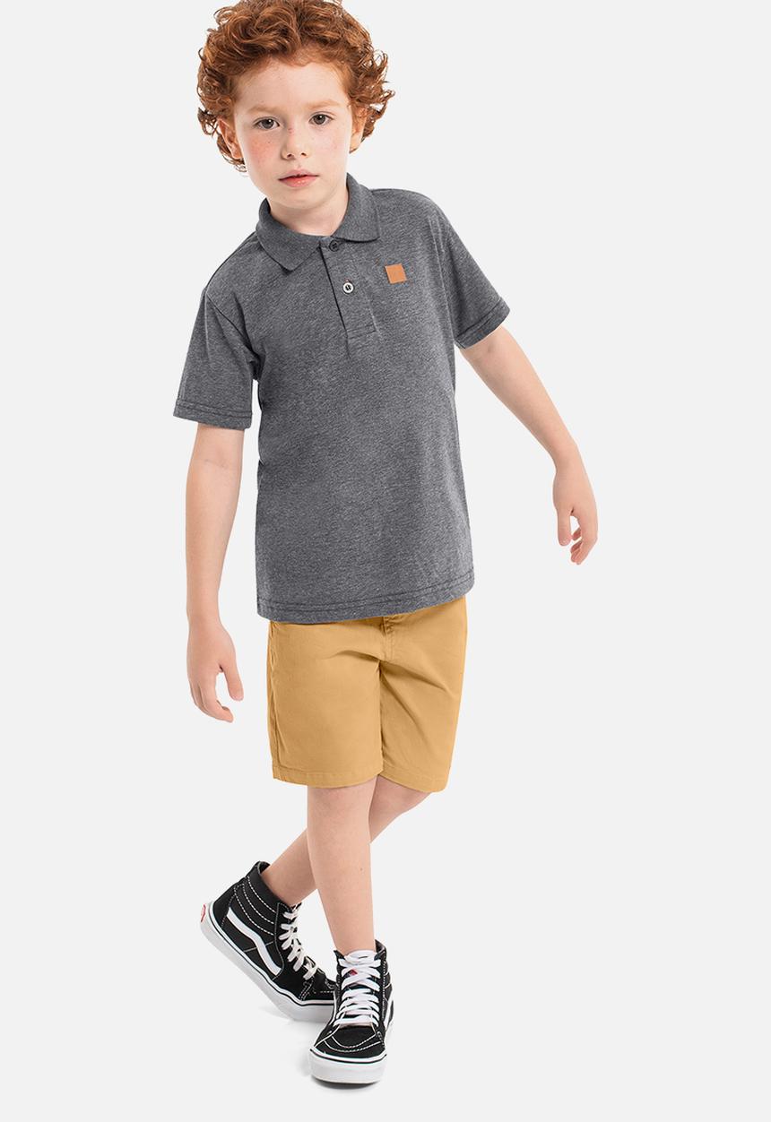 Quimby - Jersey polo shirt - dark grey