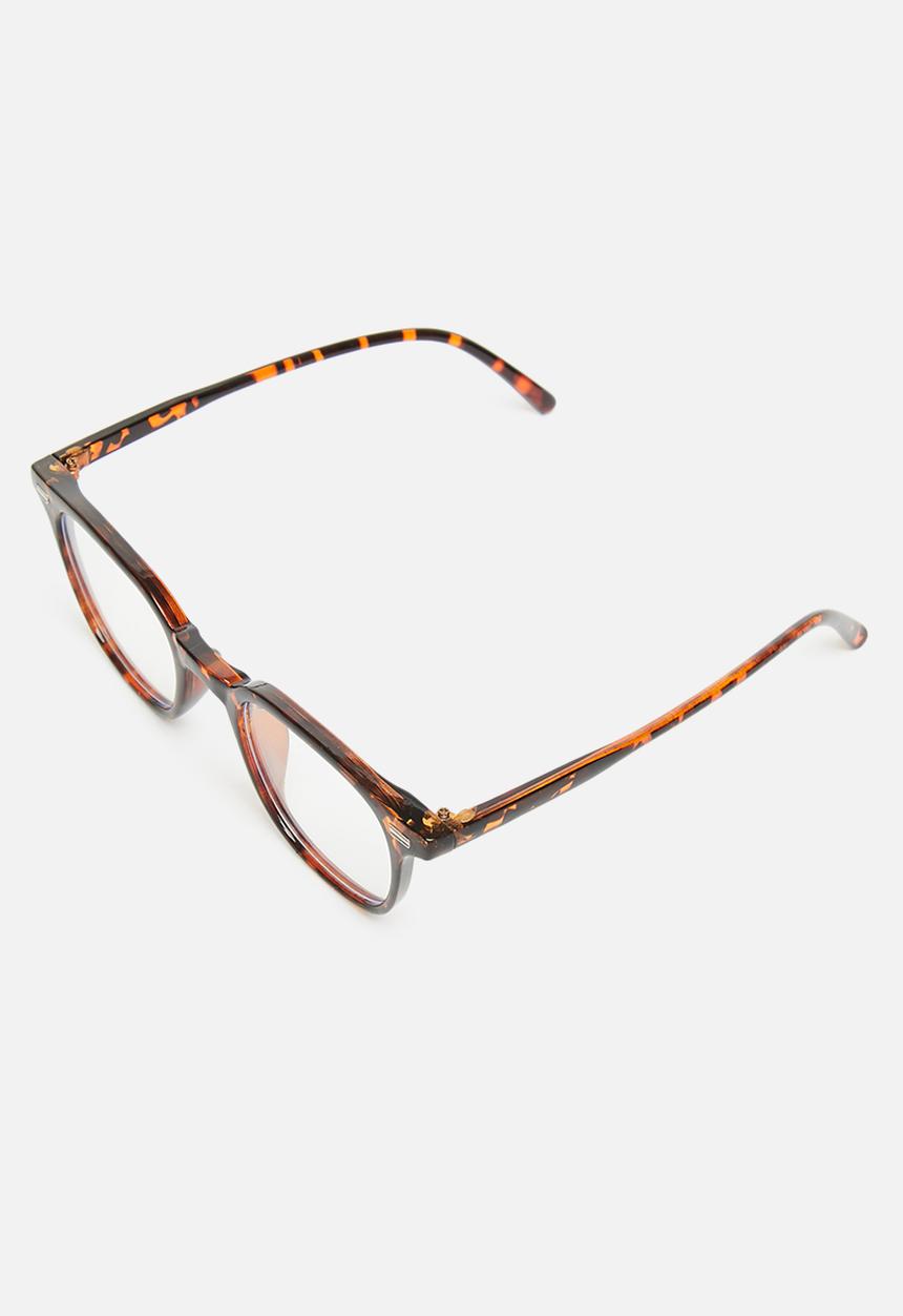 Superbalist - Laney blue light glasses - brown & black