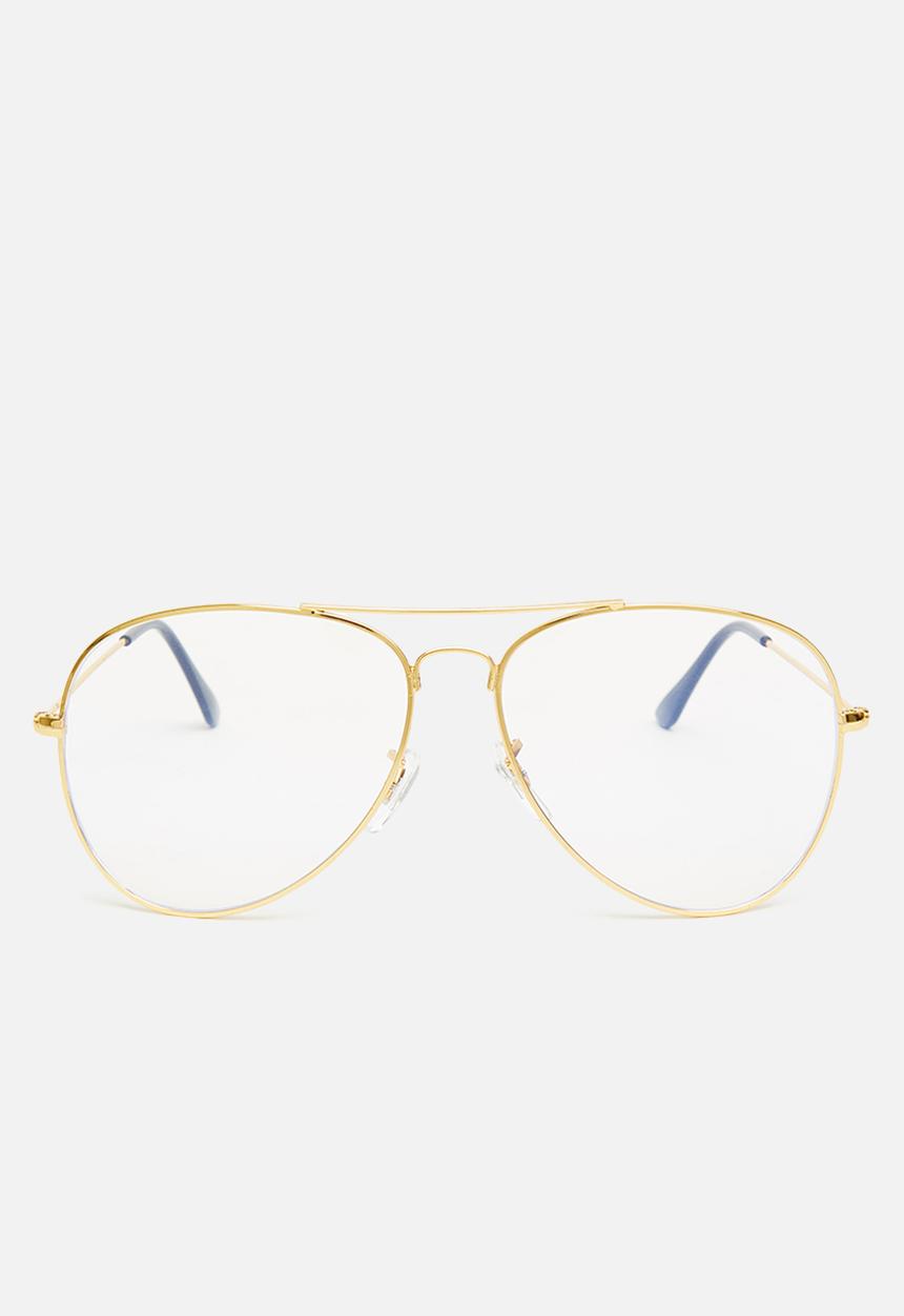 Superbalist - Charlotte blue light glasses - gold