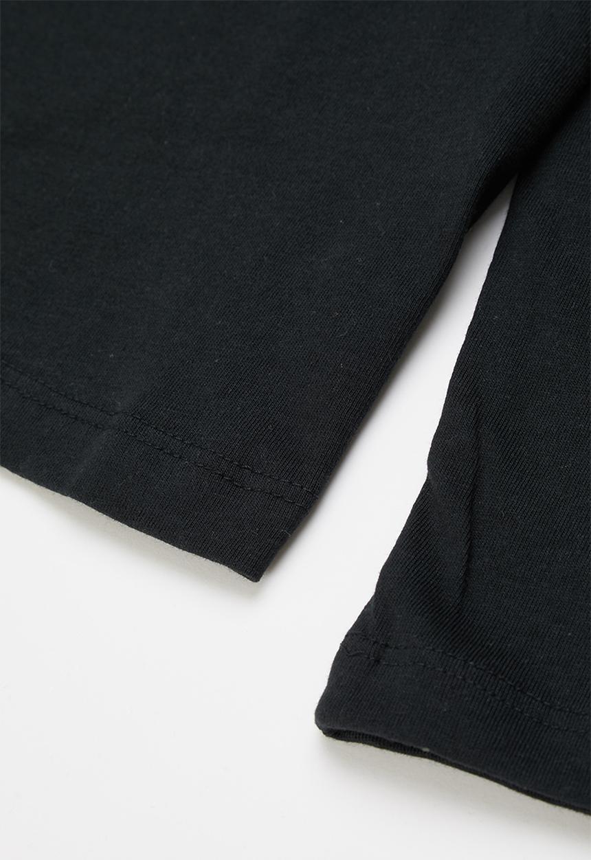 MINOTI - Teen boys basic brklyn graphic crew tee - black 