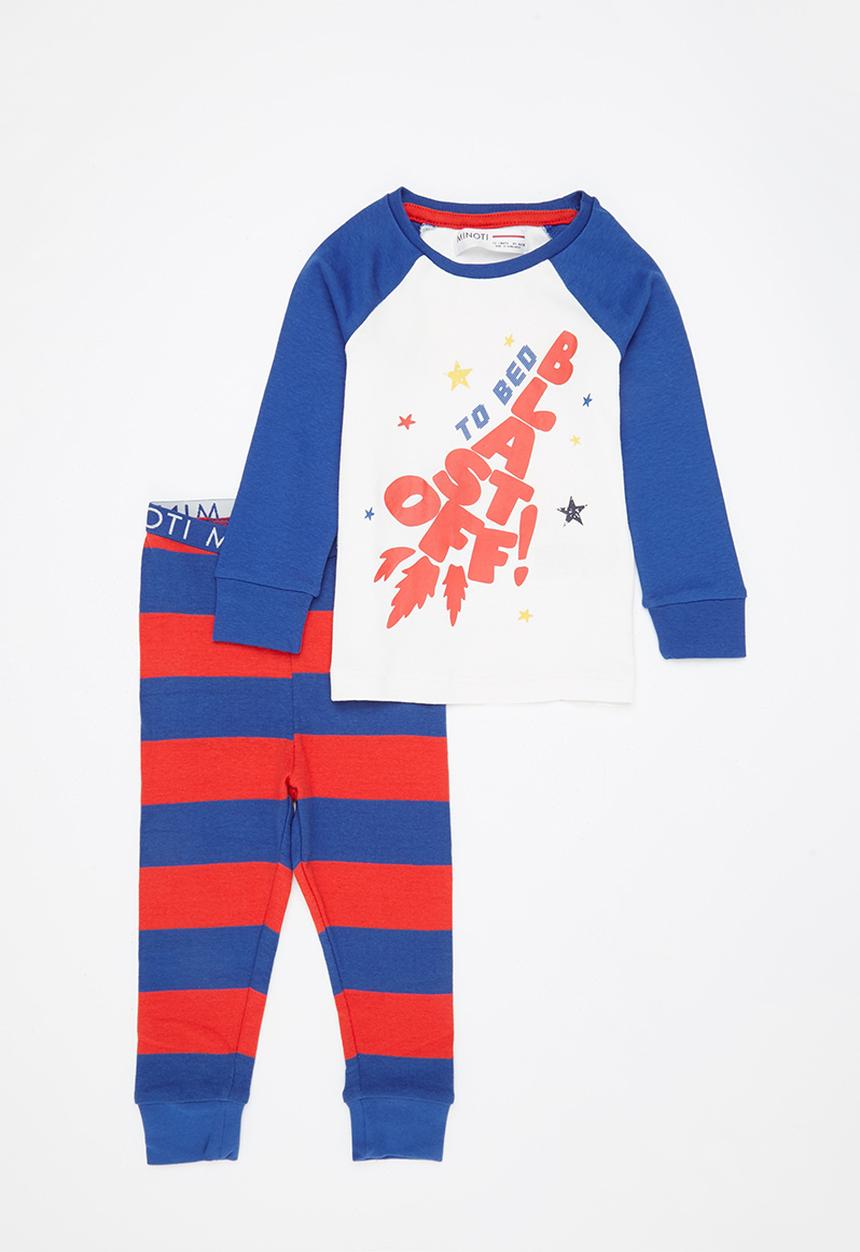 MINOTI - 2-piece blast off pyjama set - multi 