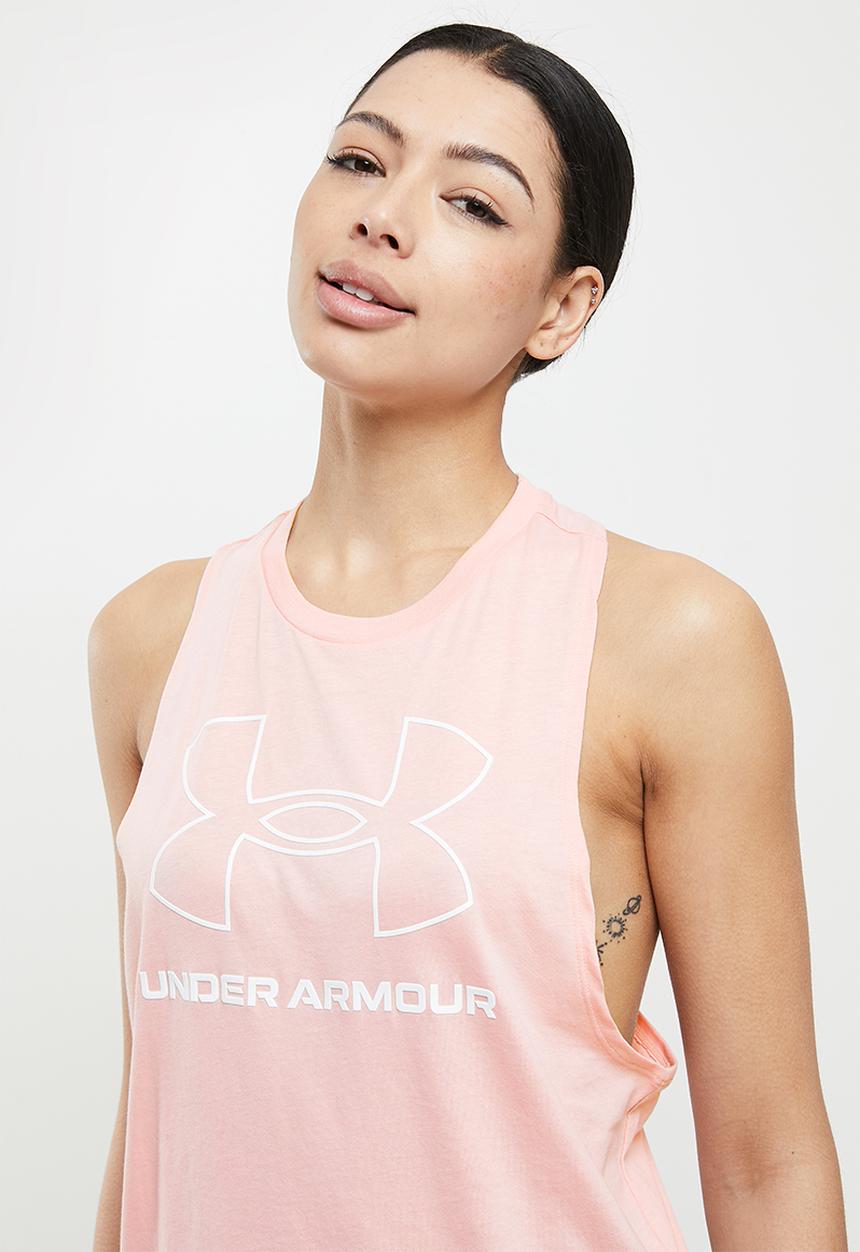 Under Armour - Sportstyle logo tank - retro pink