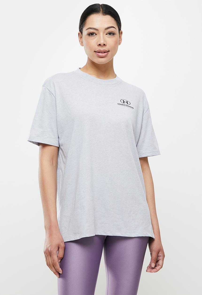 Under Armour - Oversized graphic short sleeve - grey 