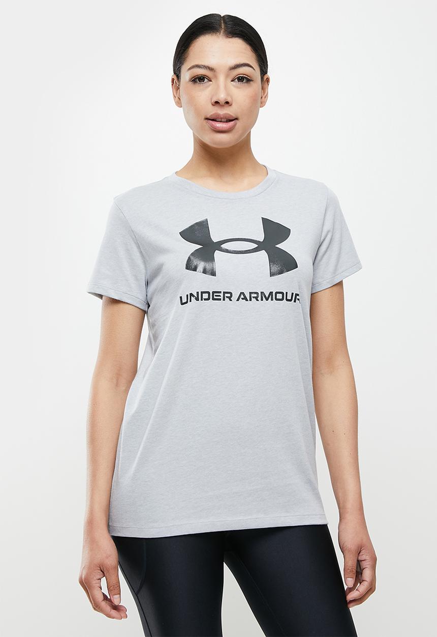 Under Armour - Live sportstyle graphic short sleeve - mod grey light heather