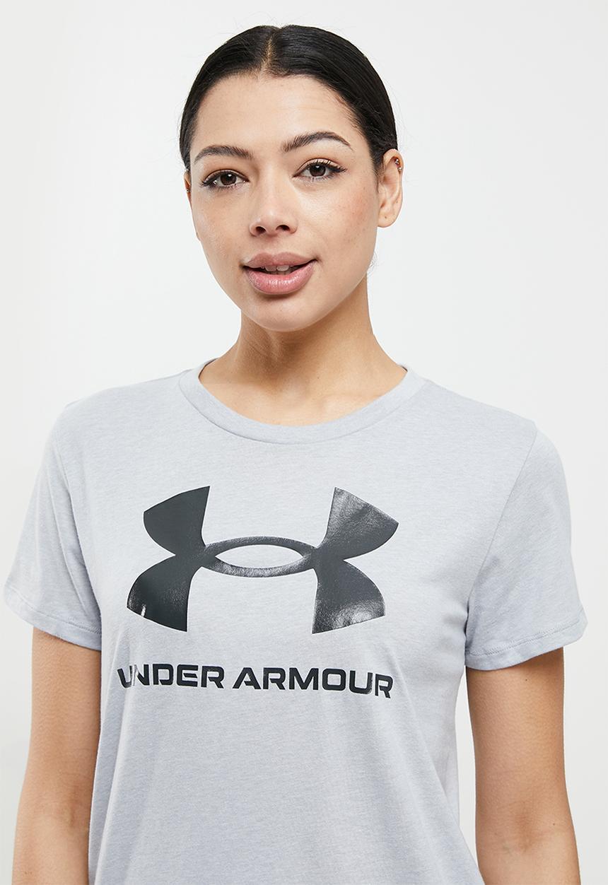 Under Armour - Live sportstyle graphic short sleeve - mod grey light heather