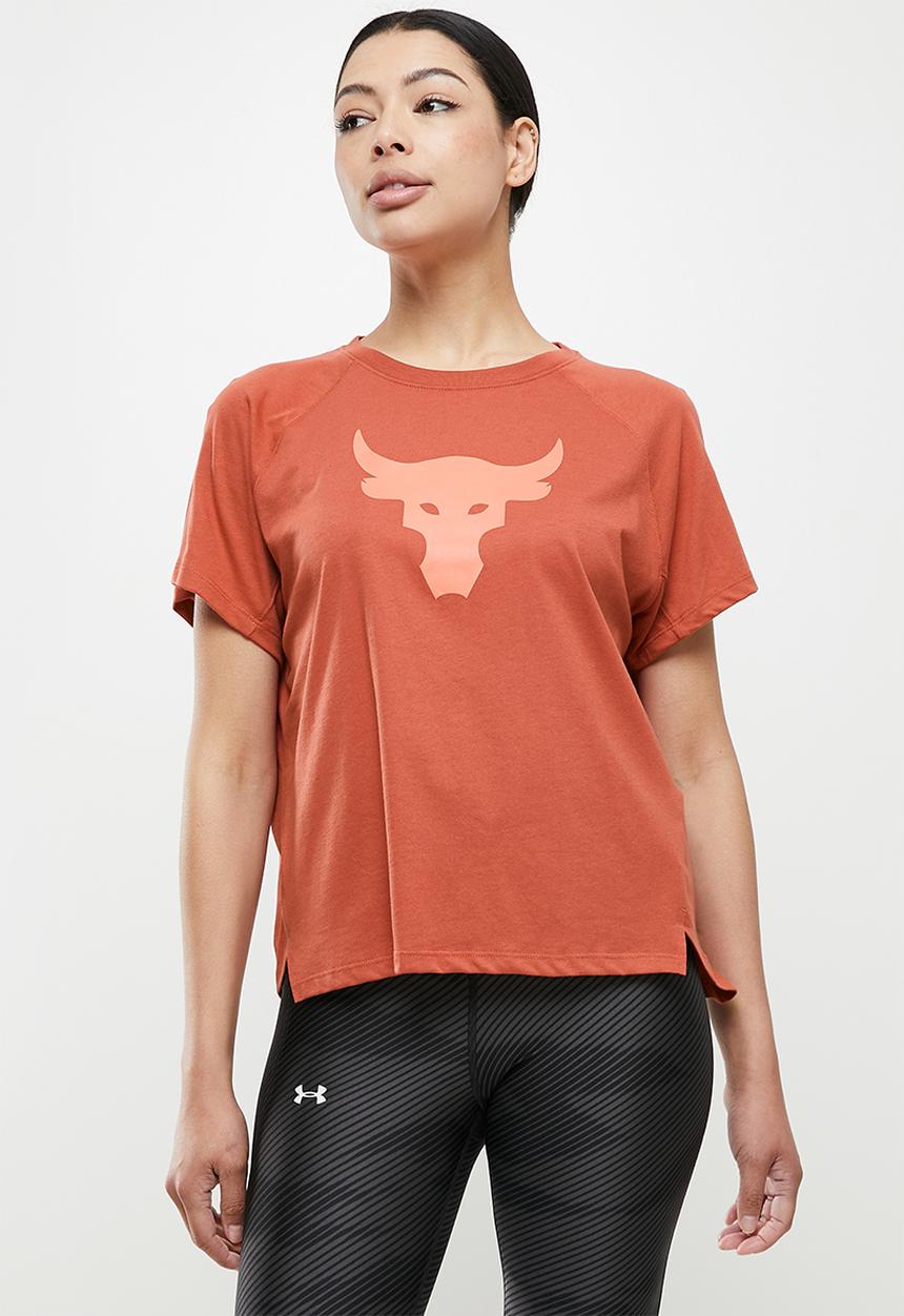 Under Armour - Project rock bull short sleeve - heritage red