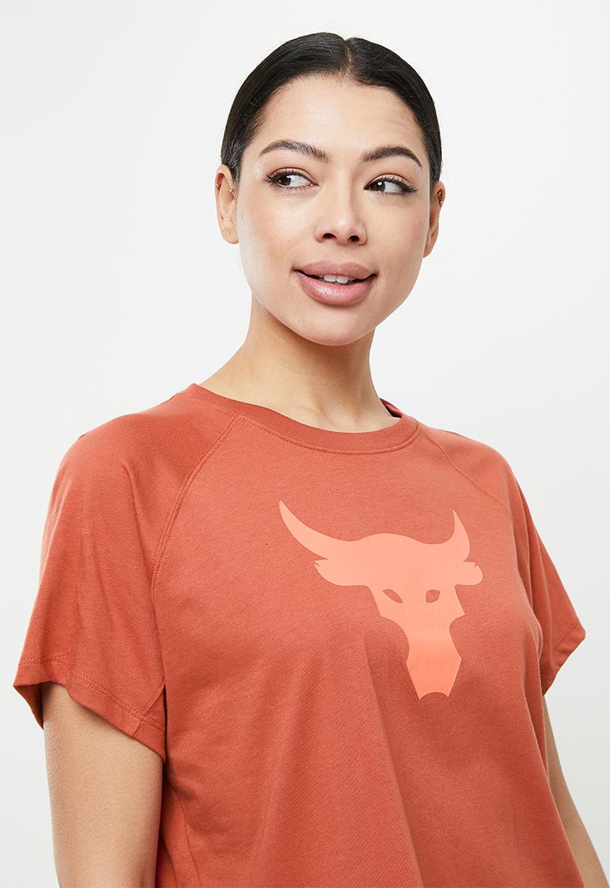 Under Armour - Project rock bull short sleeve - heritage red