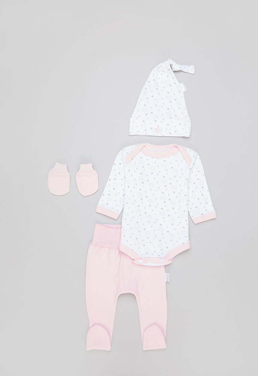 Little Lumps - Star layette set - pink