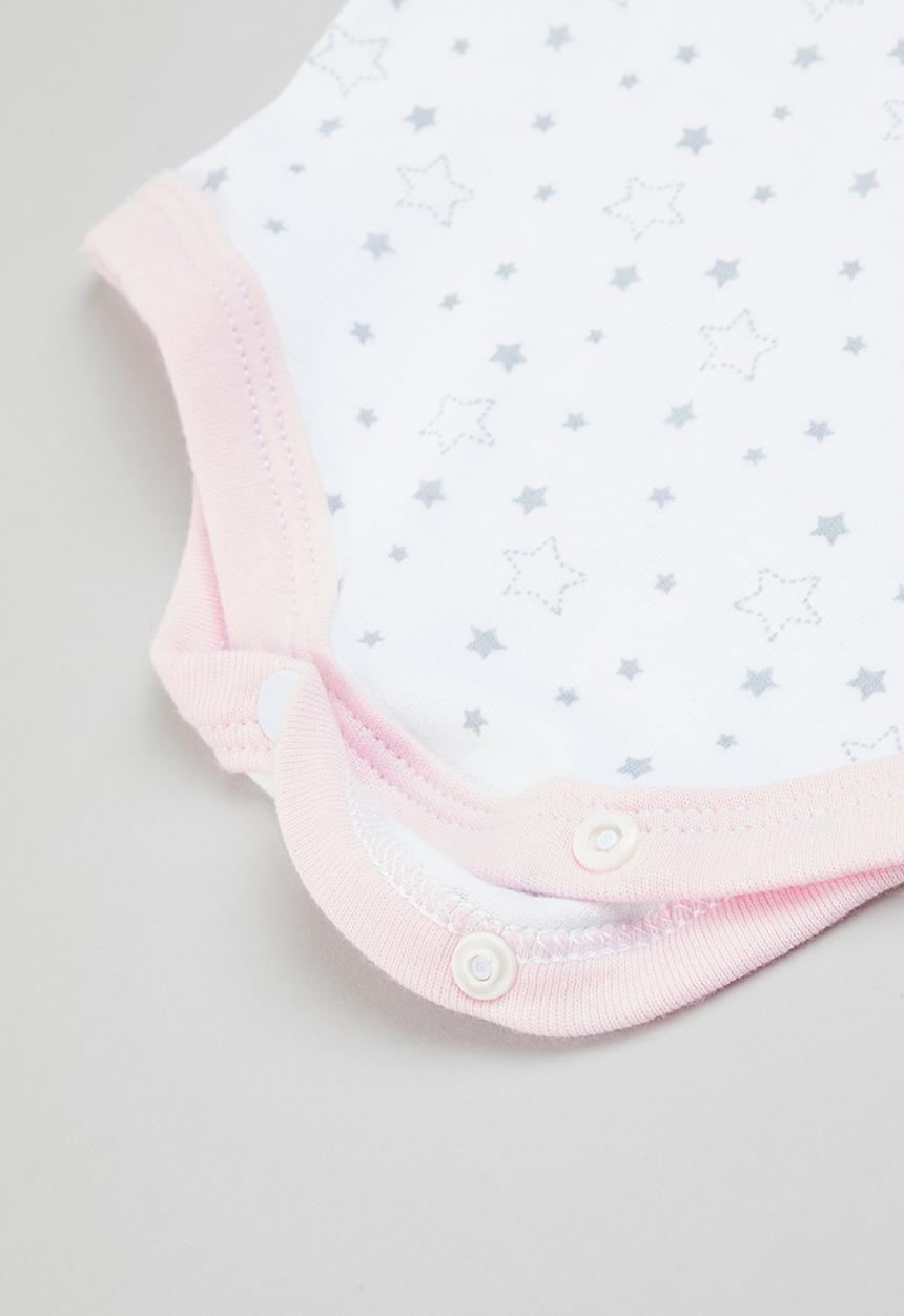 Little Lumps - Star layette set - pink