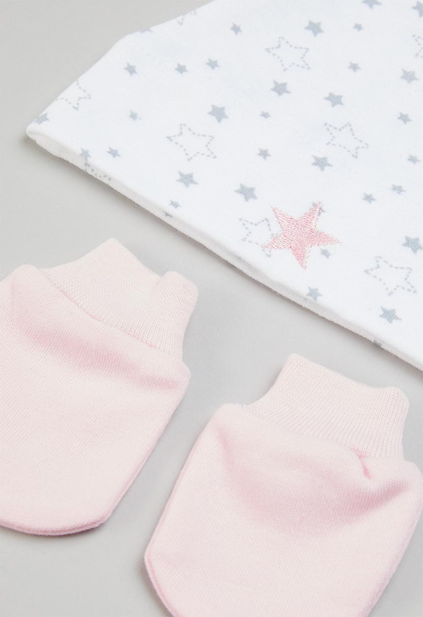 Little Lumps - Star layette set - pink