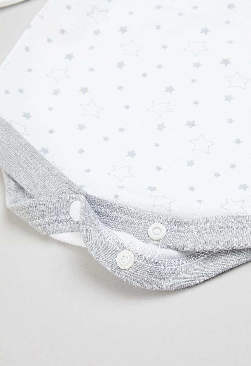 Little Lumps - Star layette set - grey
