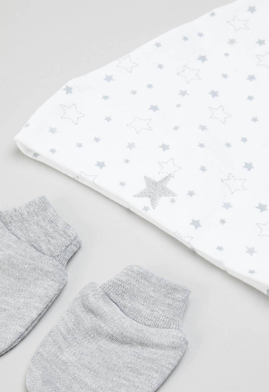 Little Lumps - Star layette set - grey