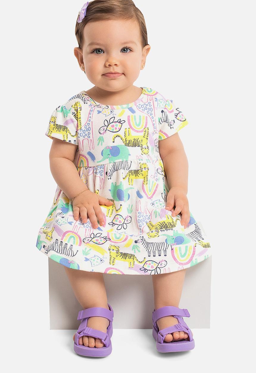 Quimby - Jersey cotton dress - off white
