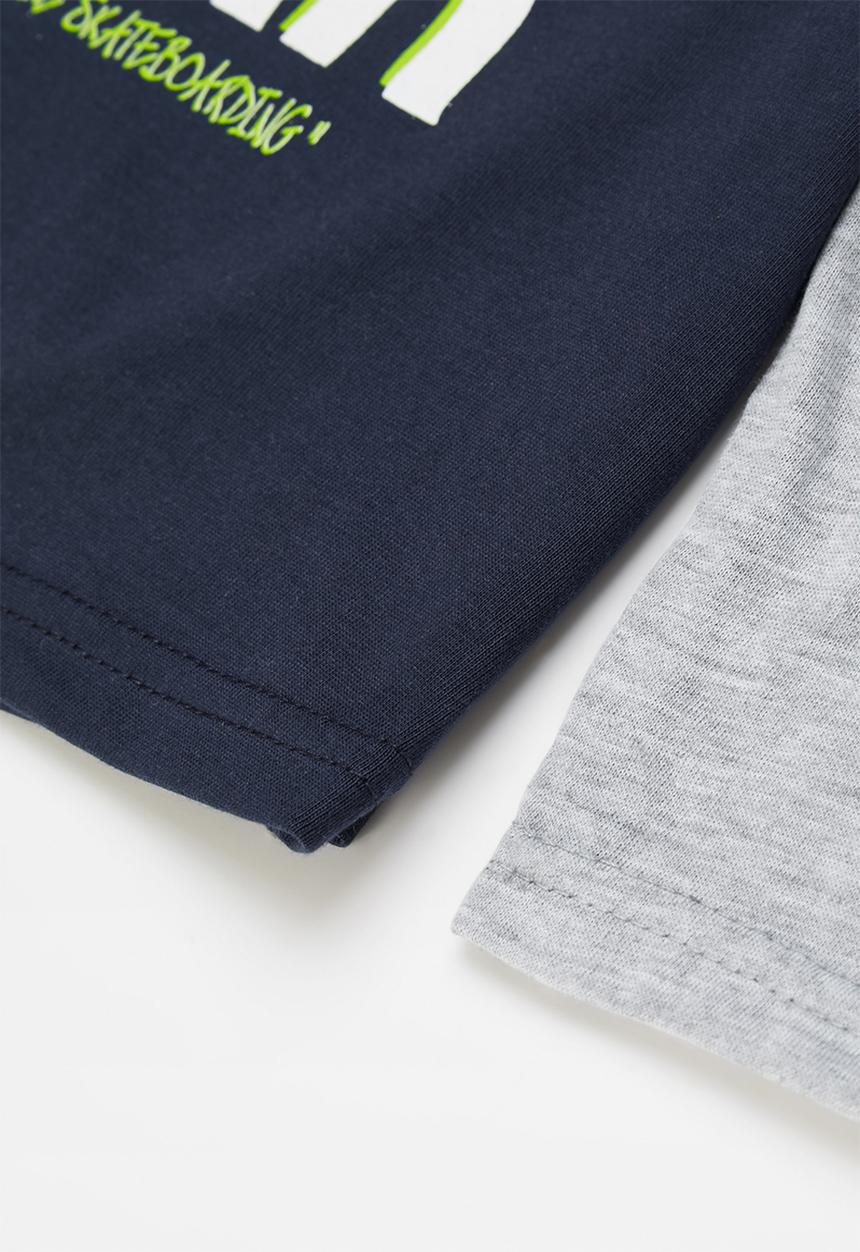 Pop Candy - Graphic tee - navy & grey