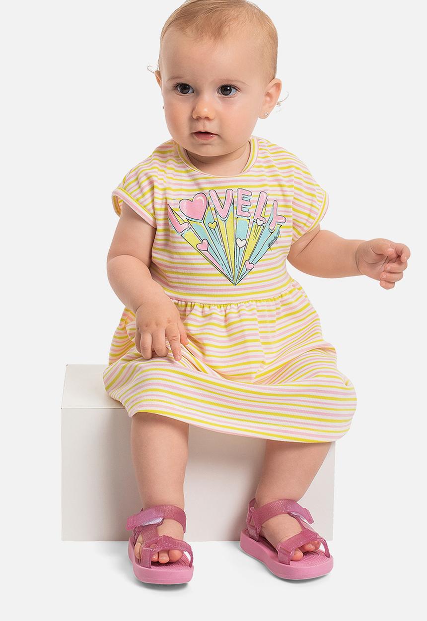 Quimby - Elastane jersey dress - yellow