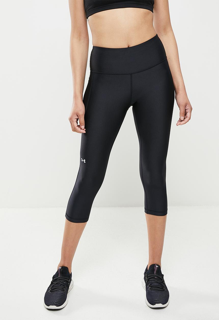 Under Armour - Armour hi capri - black & white