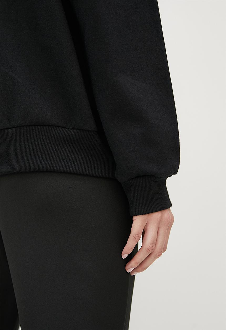 Superbalist - Graphic crew neck sweat - black