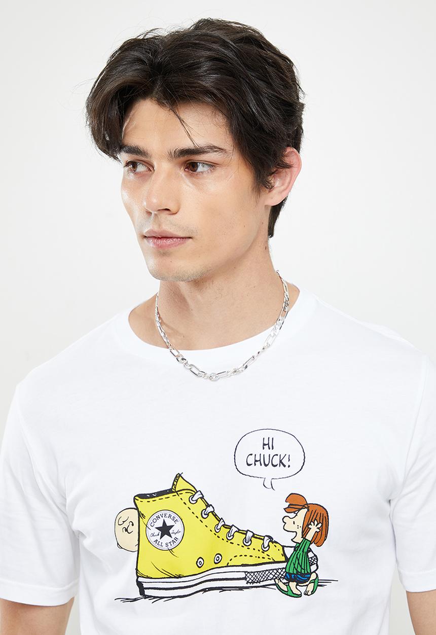 Converse - Converse x peanuts chuck T-shirt - white