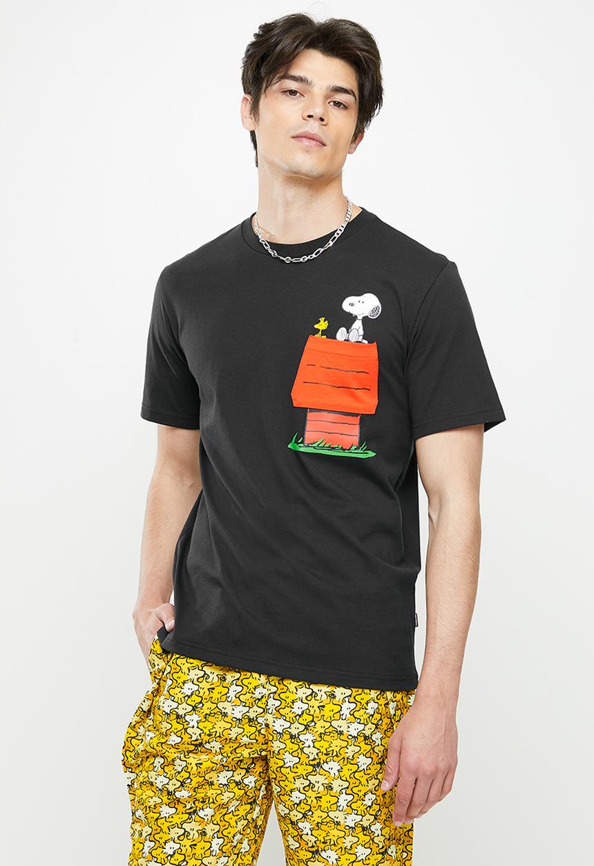 Converse - Converse x peanuts pocket T-shirt - black
