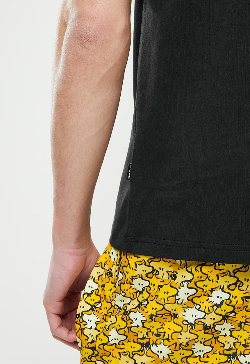 Converse - Converse x peanuts pocket T-shirt - black