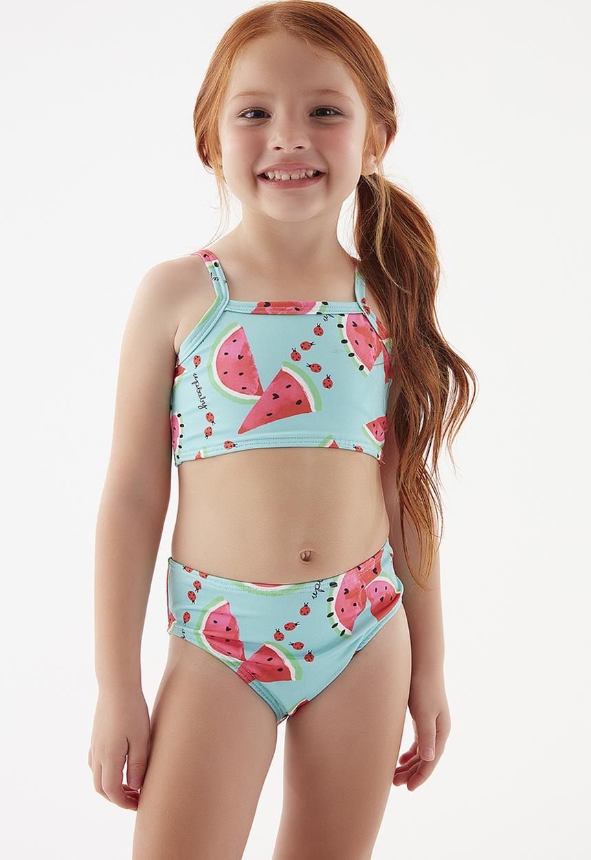 UP Baby - Upf 50+ protection bikini - green