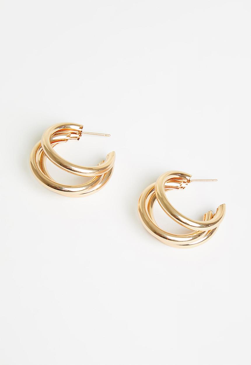 Superbalist - Paula hoop earrings - gold