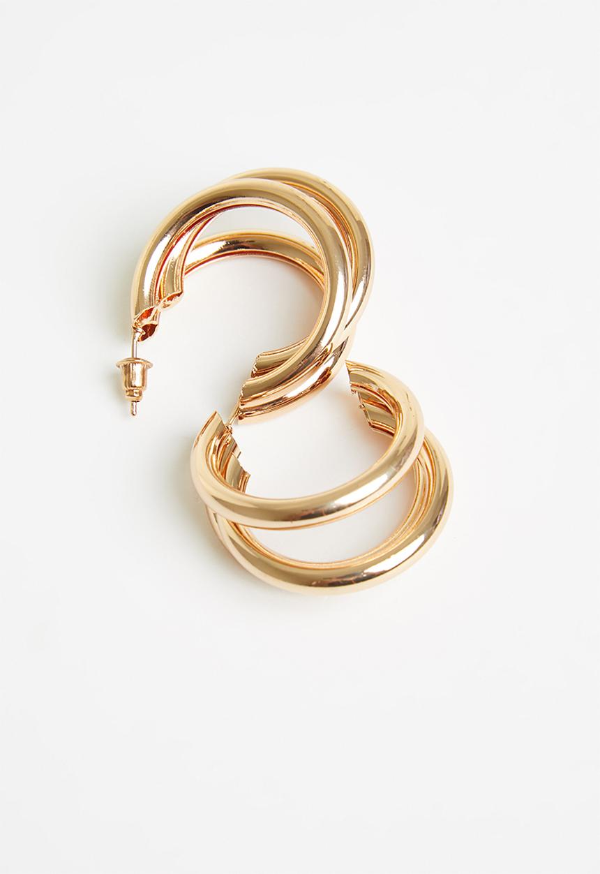 Superbalist - Paula hoop earrings - gold