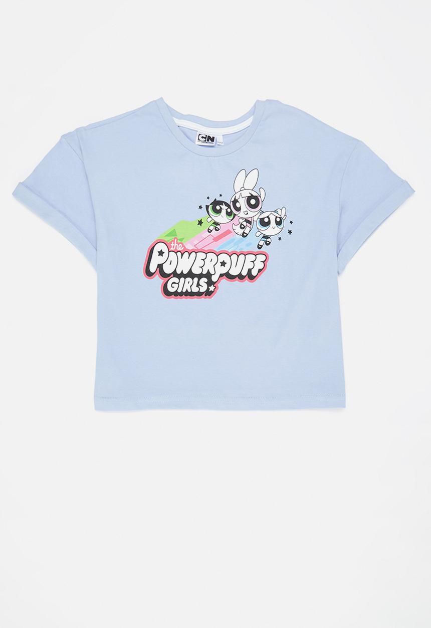 Pop Candy - Power puff tee - aqua