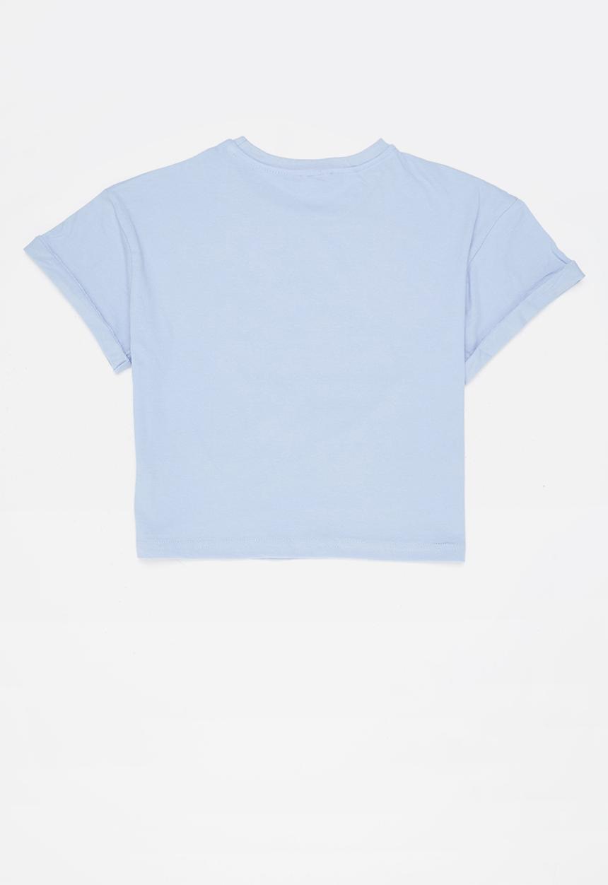 Pop Candy - Power puff tee - aqua