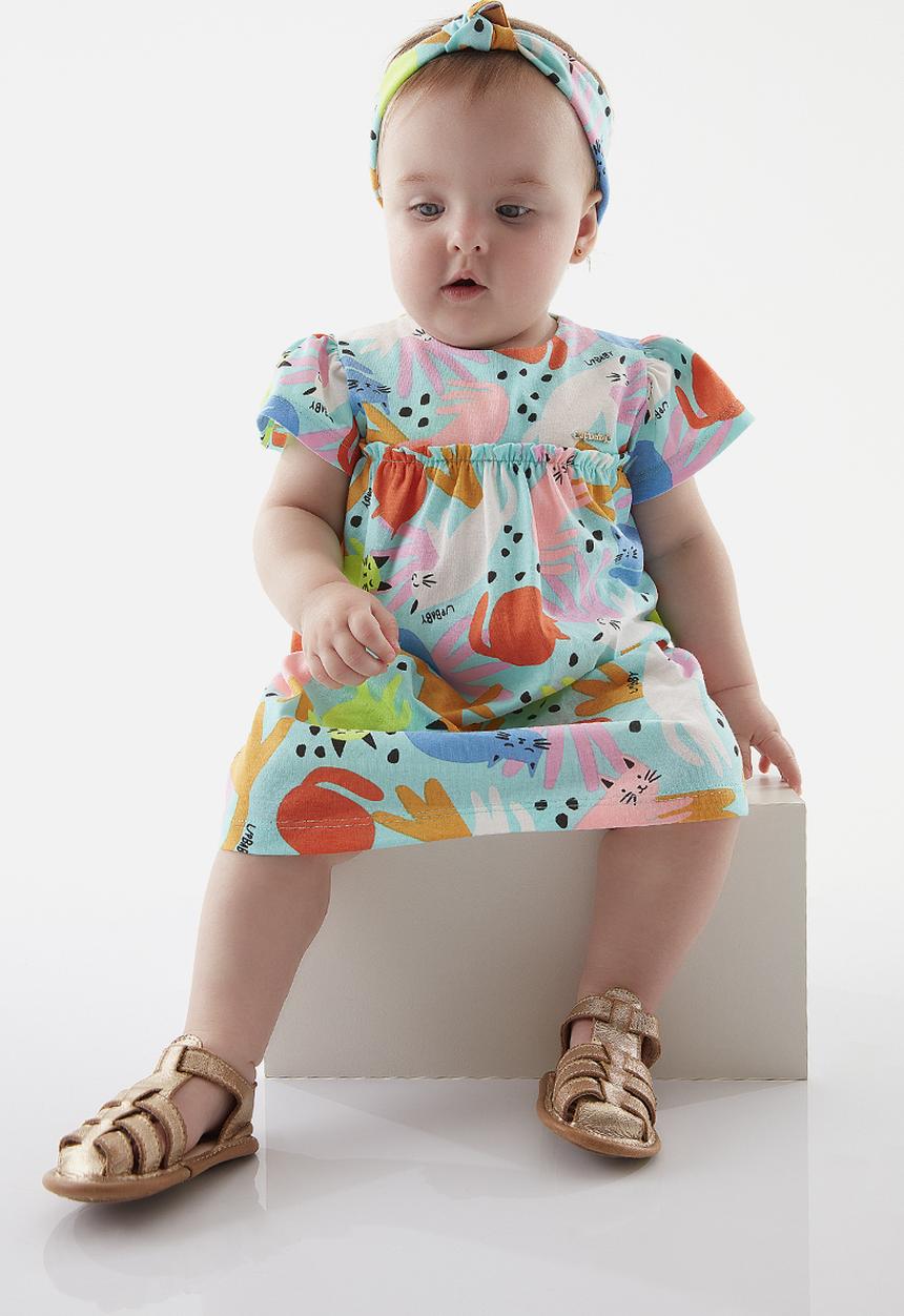 UP Baby - Jersey dress - green