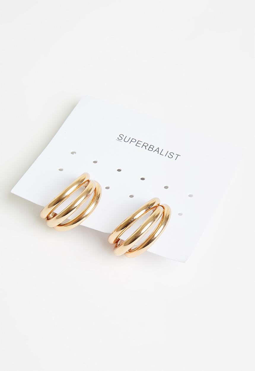 Superbalist - Paula hoop earrings - gold