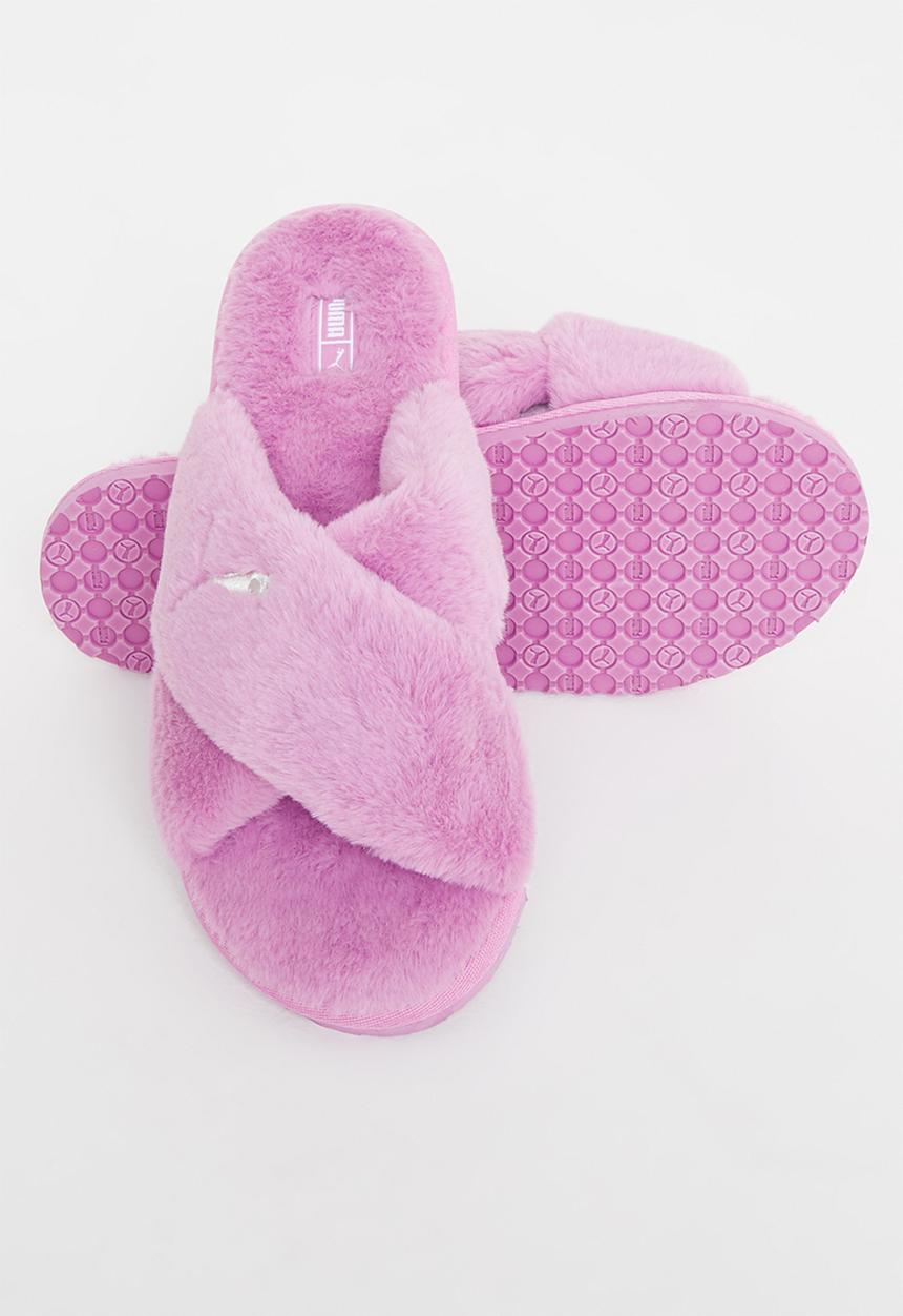 PUMA - Puma fluff x strap - opera mauve-puma white