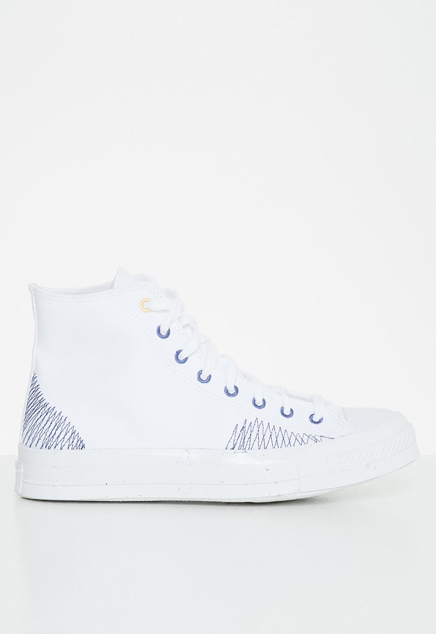 Converse - Chuck 70 hi - renew redux - white/washed indigo/cyber mango