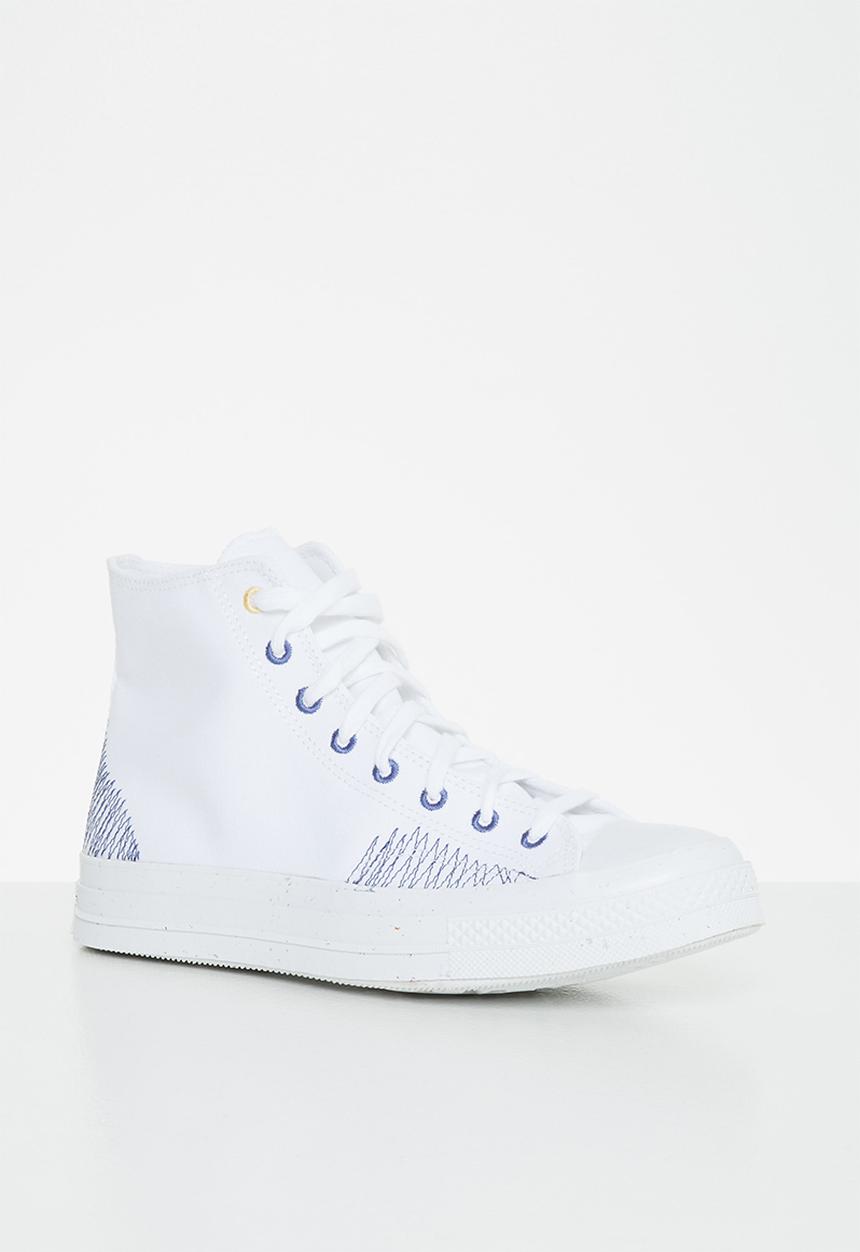 Converse - Chuck 70 hi - renew redux - white/washed indigo/cyber mango