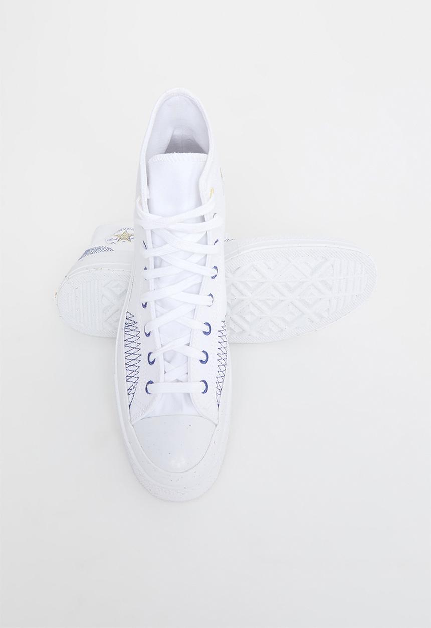Converse - Chuck 70 hi - renew redux - white/washed indigo/cyber mango