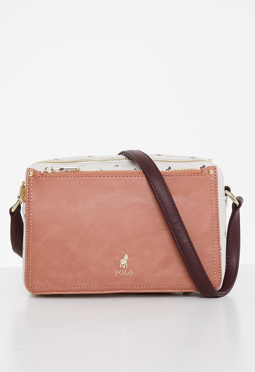 POLO - Colourblock sling - cream