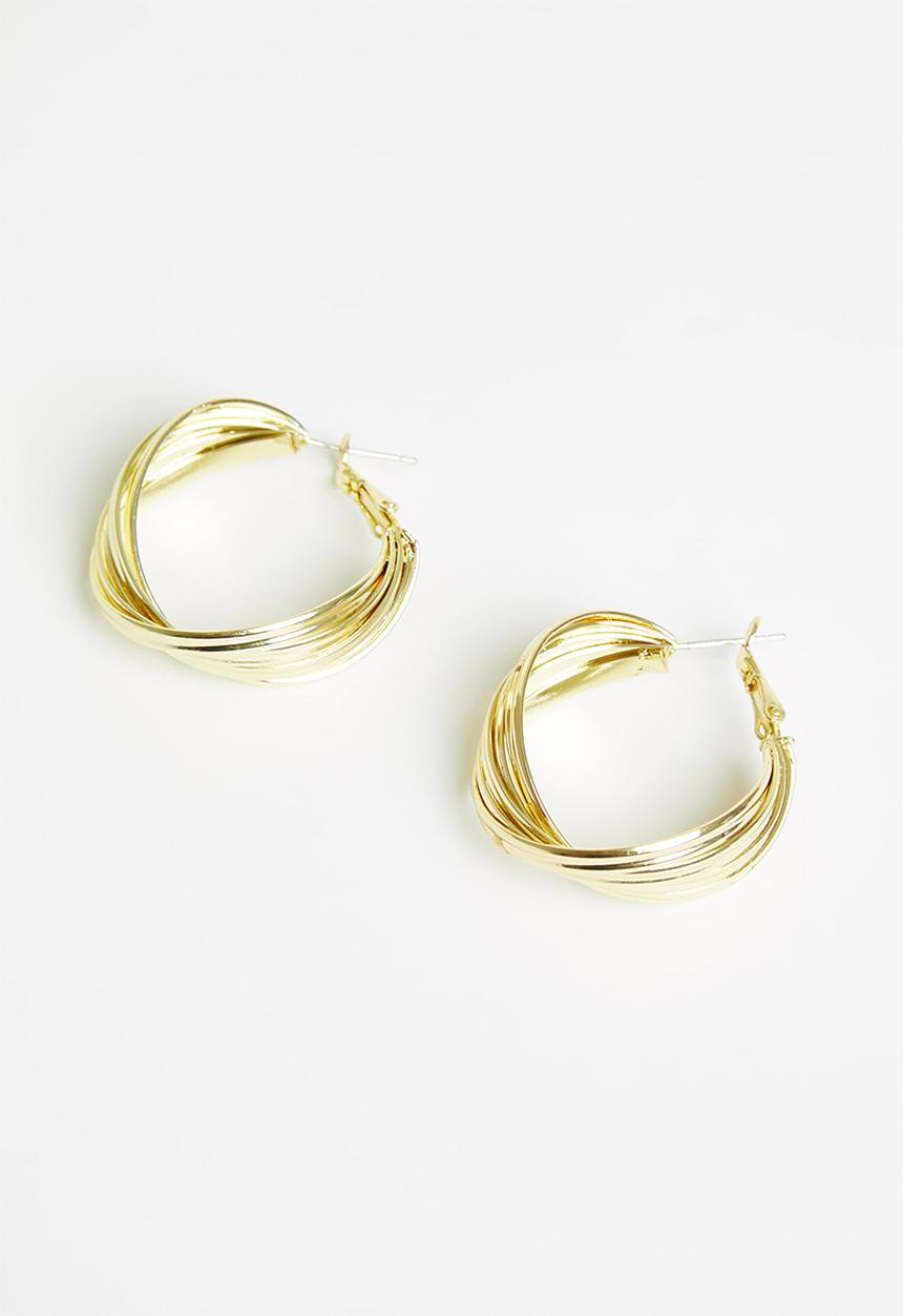 Superbalist - Kerri hoop earrings - gold